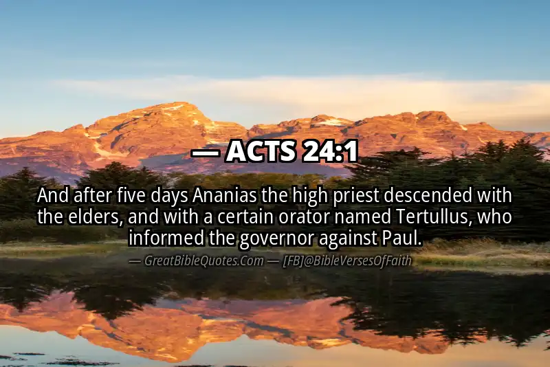 ACTS 24:1 Verse