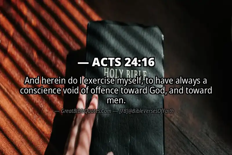 Bible verse: ACTS 24:16 Image
