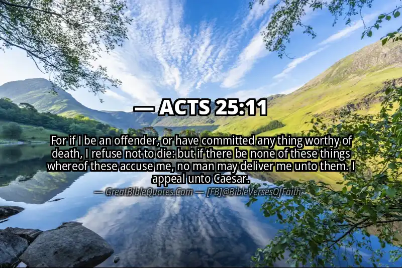 ACTS 25:11 Verse