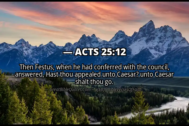ACTS 25:12 Verse