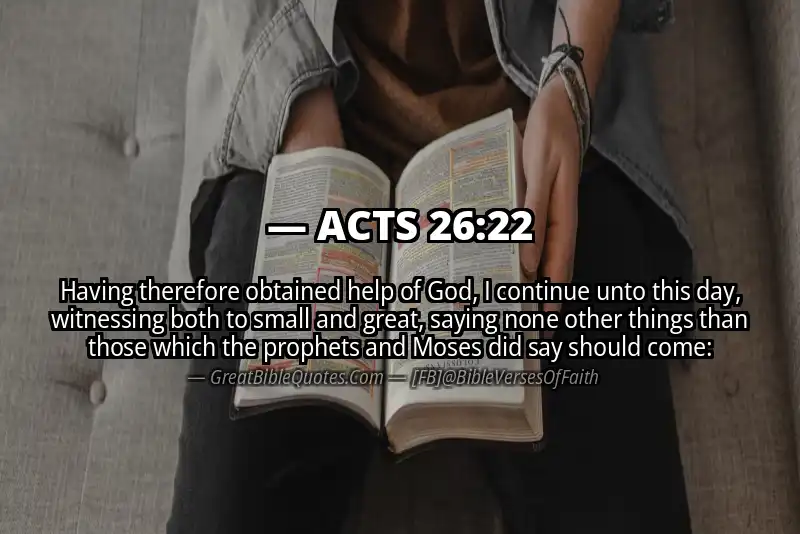Bible verse: ACTS 26:22 Image