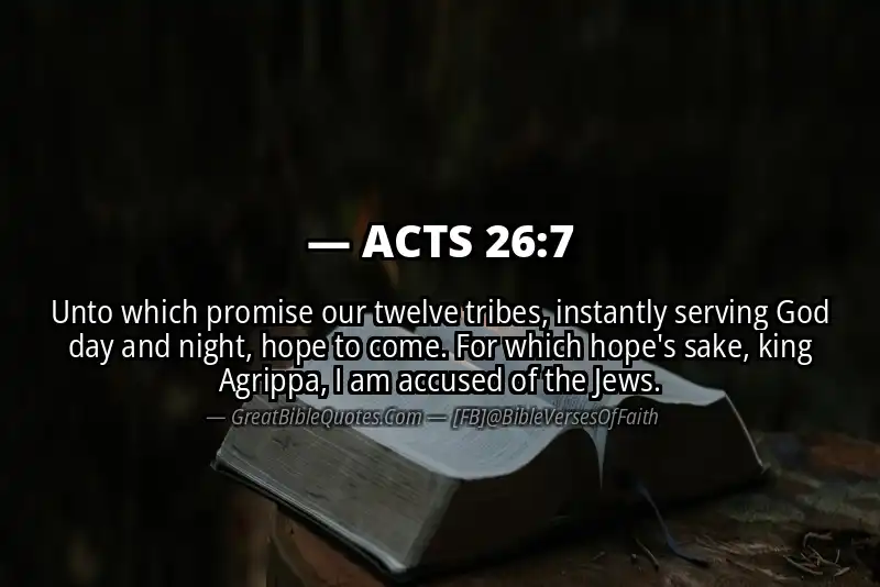 ACTS 26:7 Verse