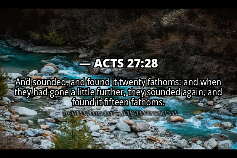 ACTS 27:28 Verse