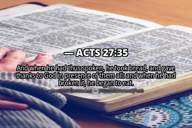 ACTS 27:35 Verse Image