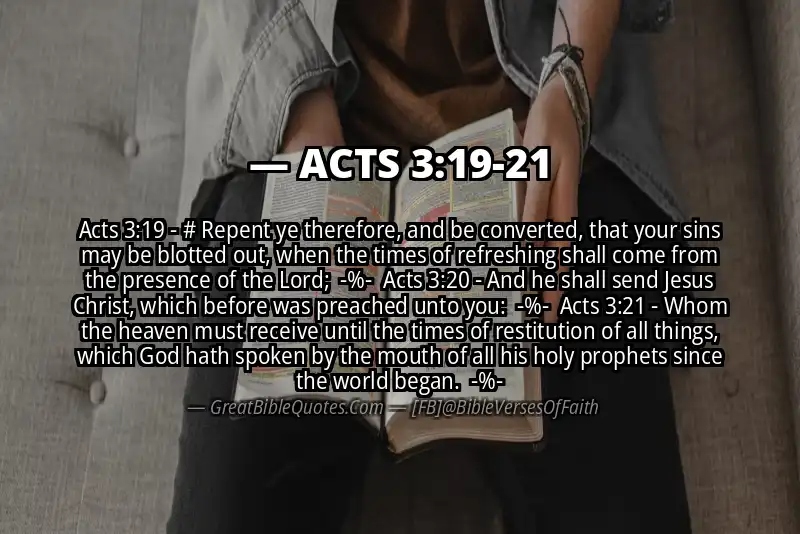 Image for ACTS 3:19-21 Bible verse