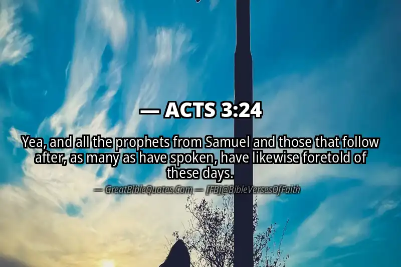 Bible verse: ACTS 3:24 Image