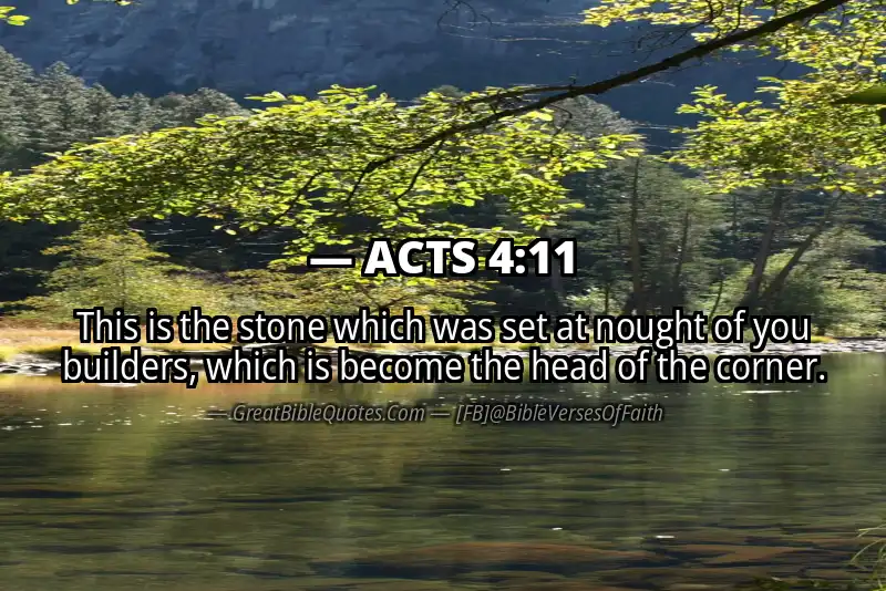 Bible verse: ACTS 4:11 Image