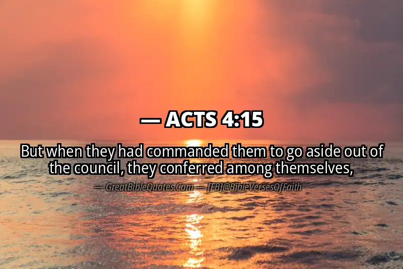 ACTS 4:15 Verse