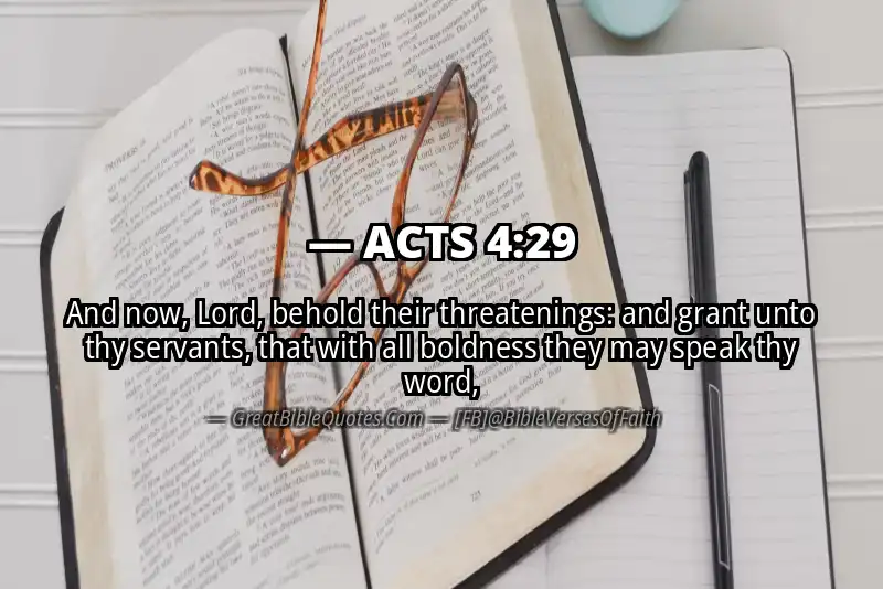 Bible verse: ACTS 4:29 Image