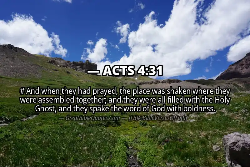 Image for ACTS 4:31 Bible verse