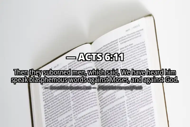ACTS 6:11 Verse