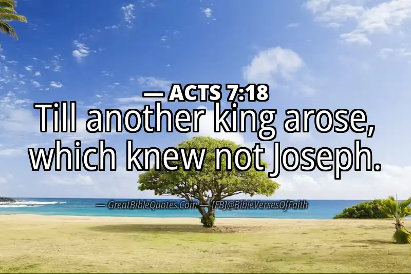ACTS 7:18 Verse