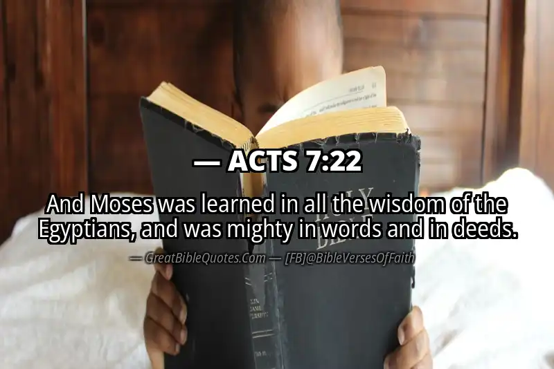 ACTS 7:22 Verse