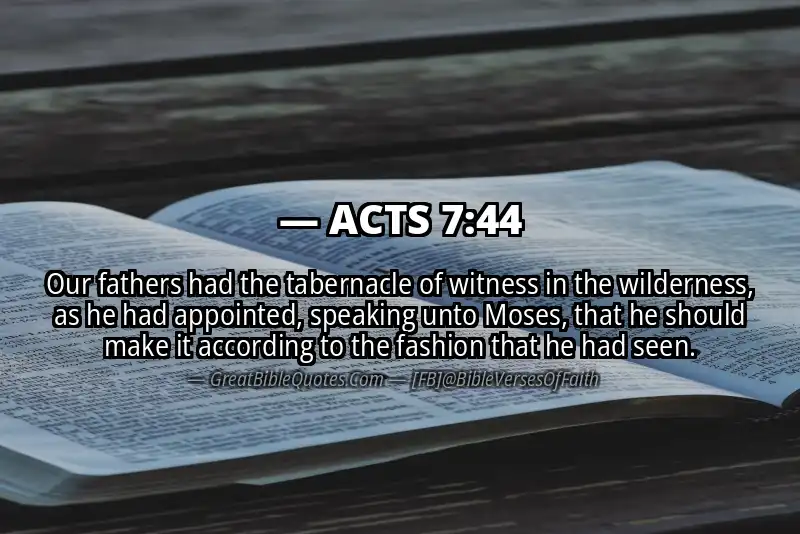 ACTS 7:44 Verse