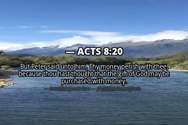 ACTS 8:20 Verse