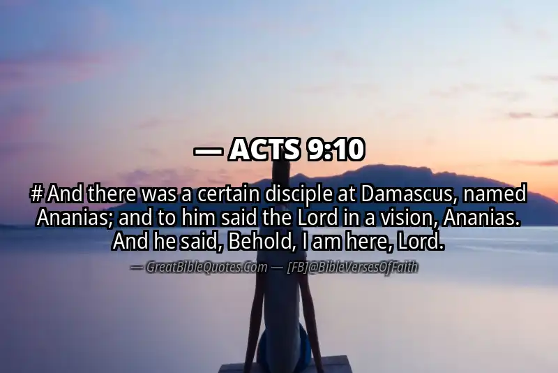 ACTS 9:10 Verse
