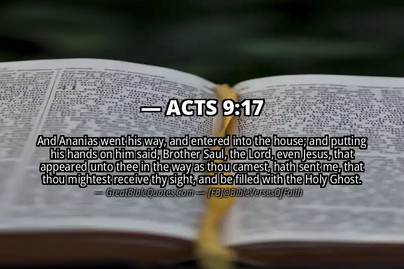 ACTS 9:17 Verse