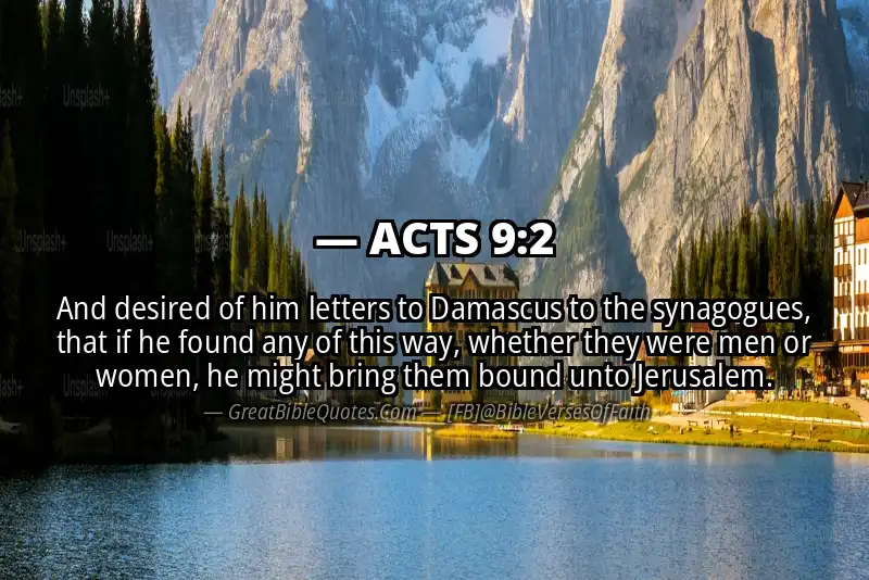 ACTS 9:2 Verse