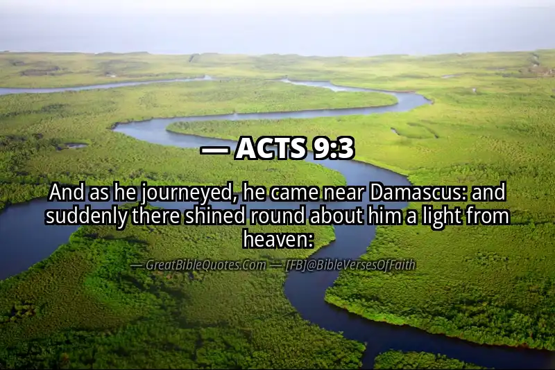 ACTS 9:3 Verse