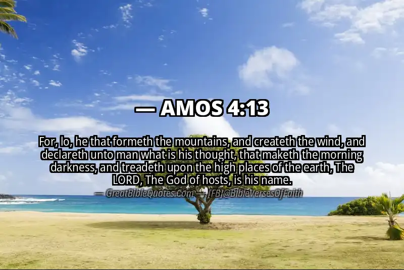 AMOS 4:13 Verse