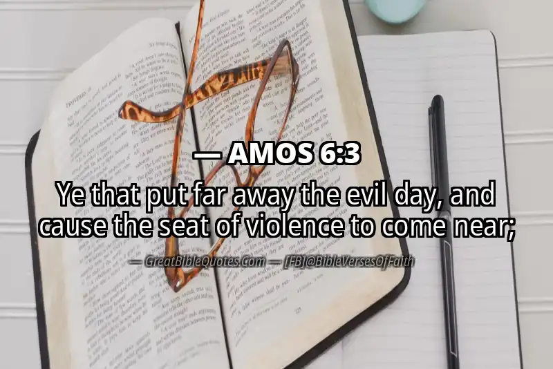 AMOS 6:3 Verse