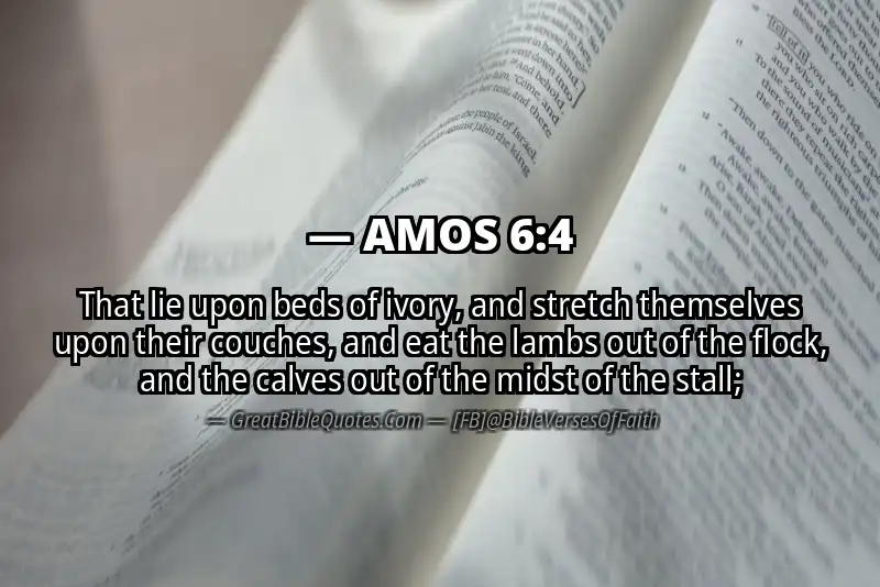 AMOS 6:4 Verse