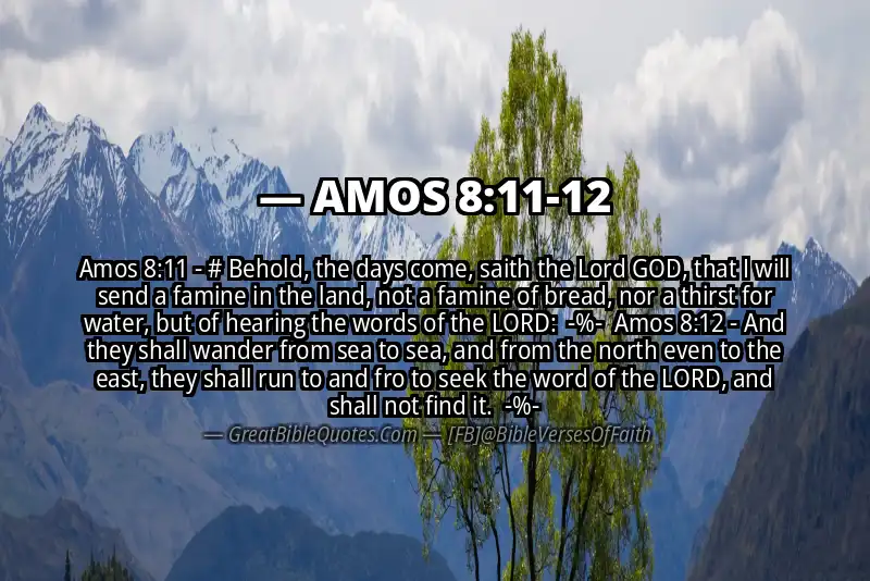 Image for AMOS 8:11-12 Bible verse