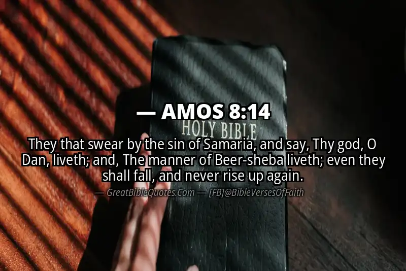 AMOS 8:14 Verse