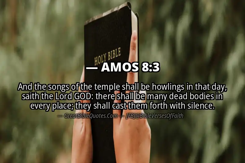 AMOS 8:3 Verse