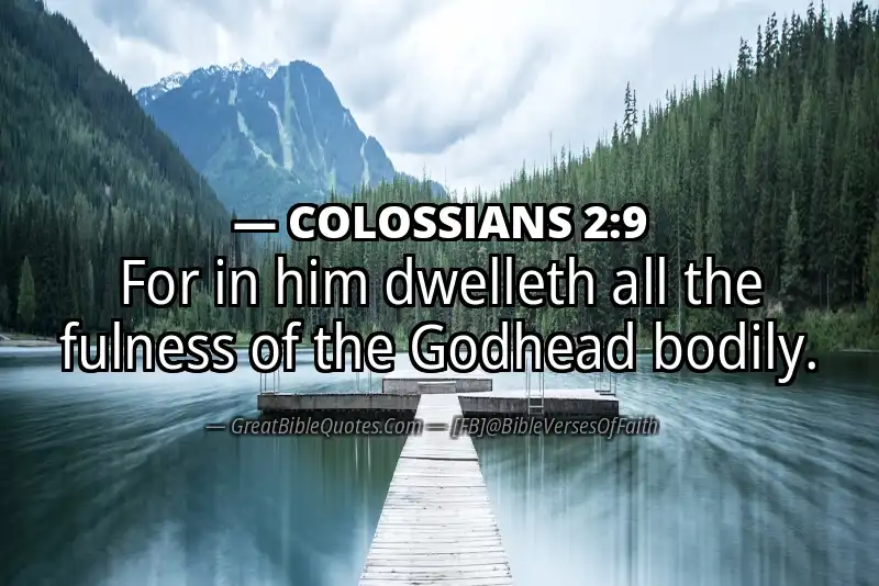 COLOSSIANS 2:9 Verse