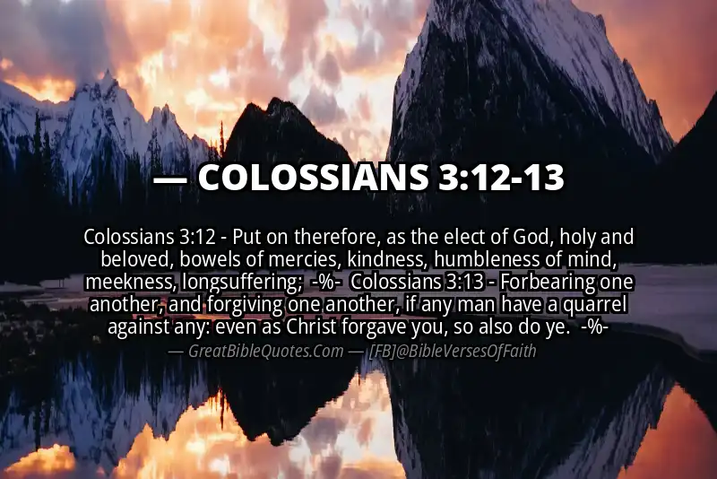 Image for COLOSSIANS 3:12-13 Bible verse