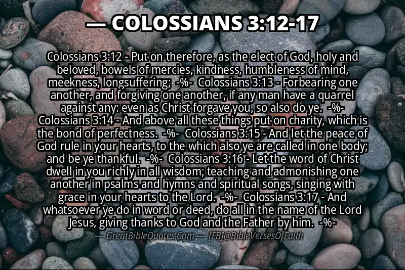 Image for COLOSSIANS 3:12-17 Bible verse