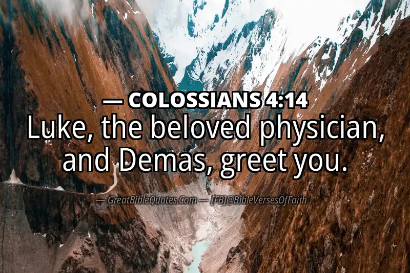 COLOSSIANS 4:14 Verse