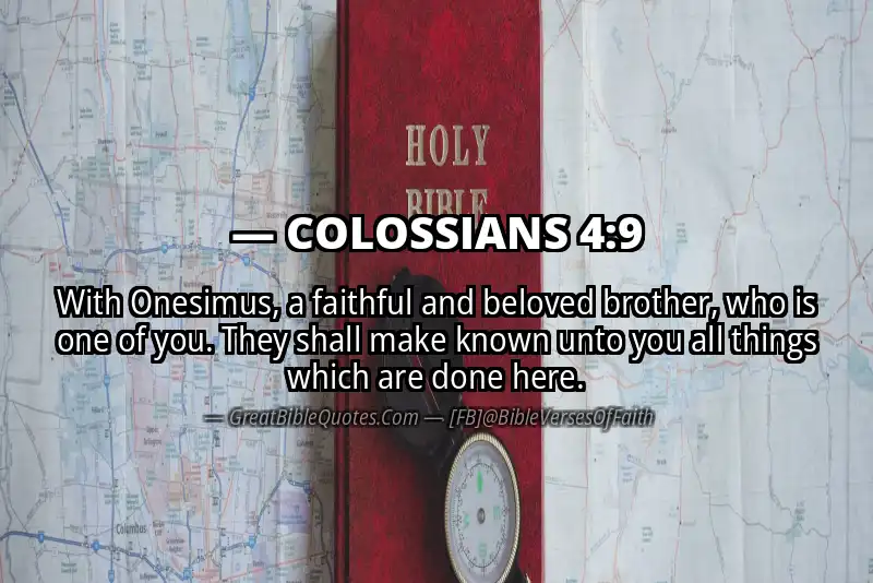 COLOSSIANS 4:9 Verse