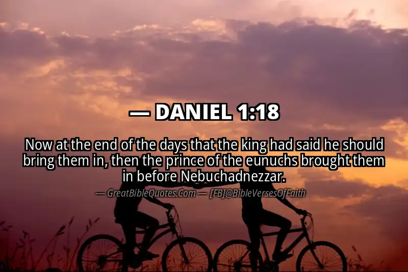 DANIEL 1:18 Verse