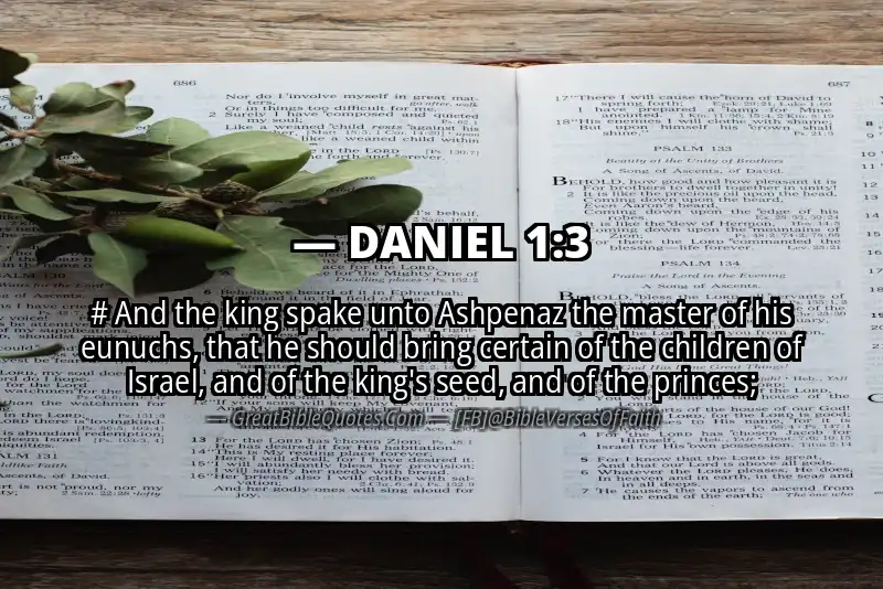 DANIEL 1:3 Verse