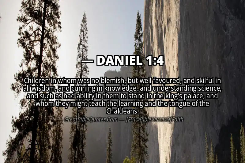 DANIEL 1:4 Verse