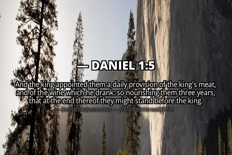 DANIEL 1:5 Verse
