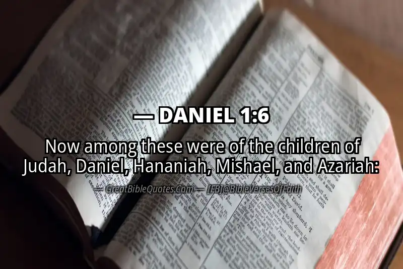 DANIEL 1:6 Verse