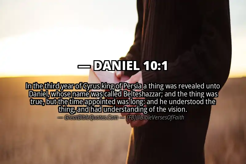 DANIEL 10:1 Verse