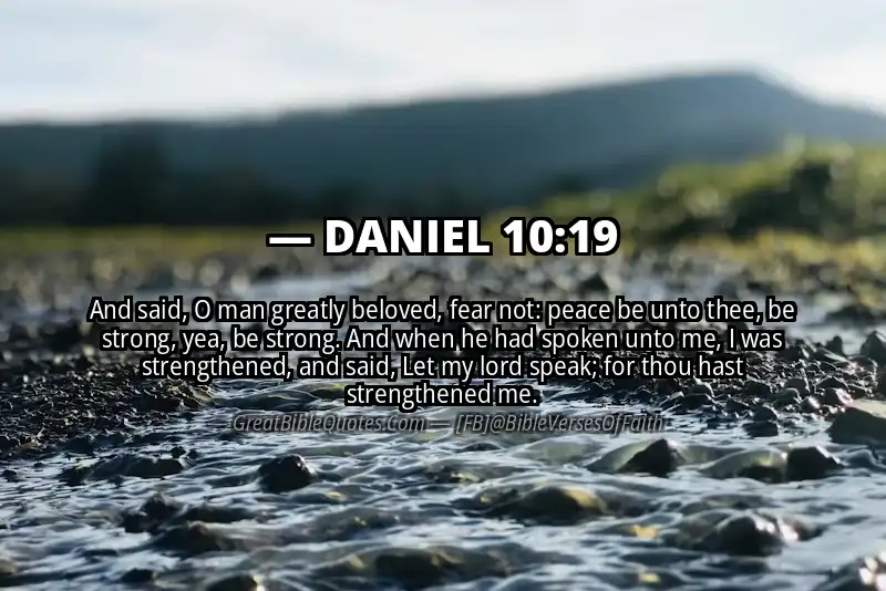 DANIEL 10:19 Verse Image