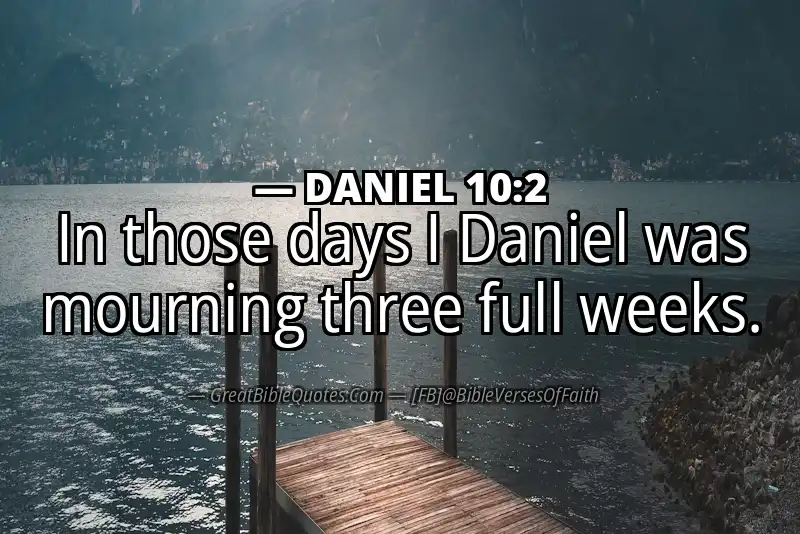 DANIEL 10:2 Verse