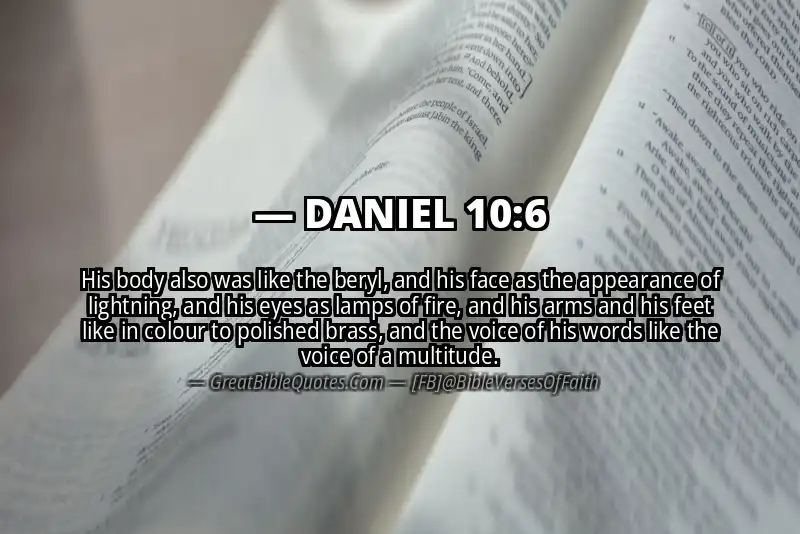 DANIEL 10:6 Verse