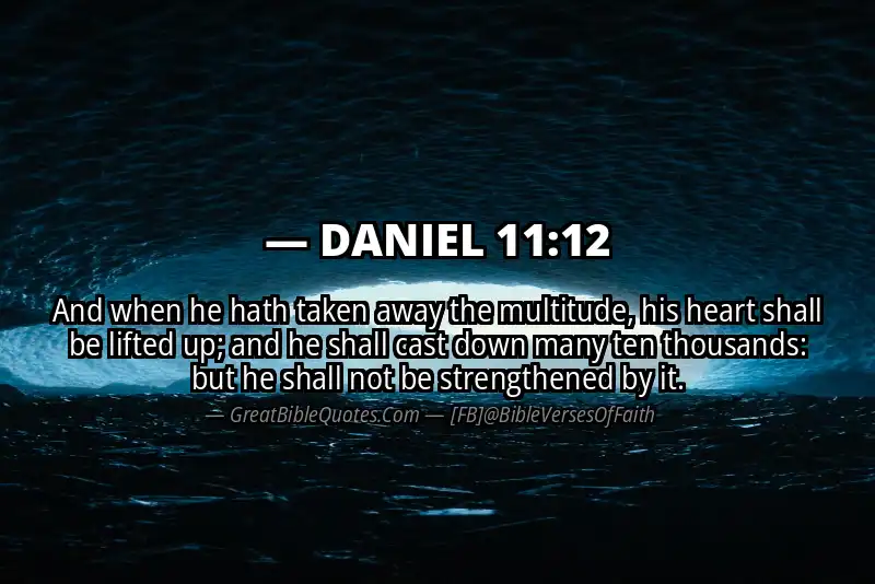 DANIEL 11:12 Verse