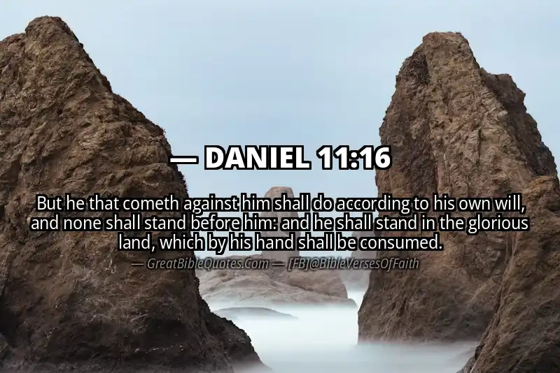 DANIEL 11:16 Verse