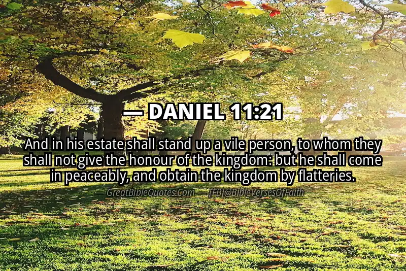DANIEL 11:21 Verse