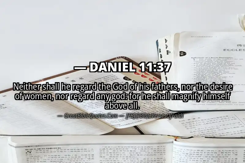DANIEL 11:37 Verse