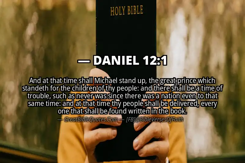 DANIEL 12:1 Verse