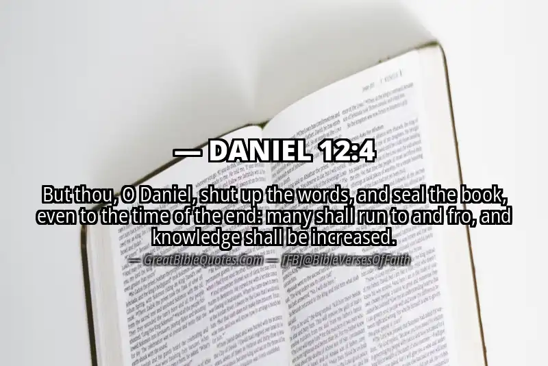DANIEL 12:4 Verse