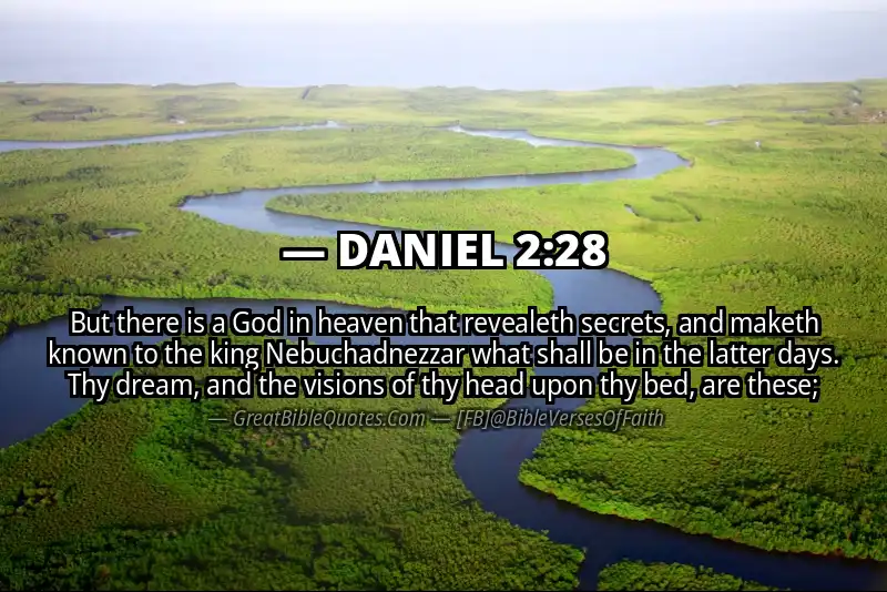 DANIEL 2:28 Verse